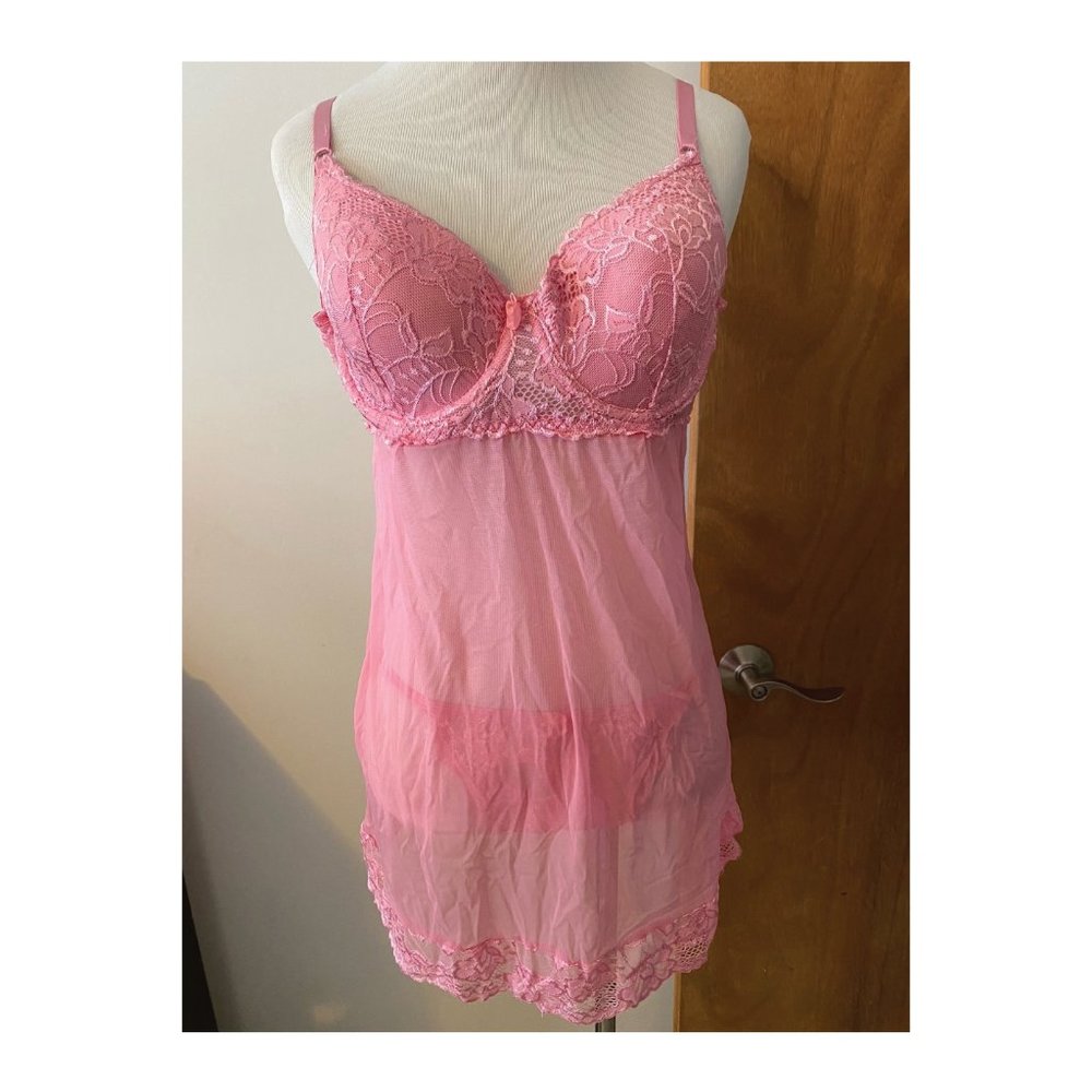 Lingerie Babydoll Beautiful Valentine's New without tags Medium 34B/34C 36B/36C